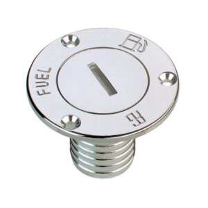 Guidi Chrome-Plated Brass Fuel Cap Deck Filler - 1 in 1/2