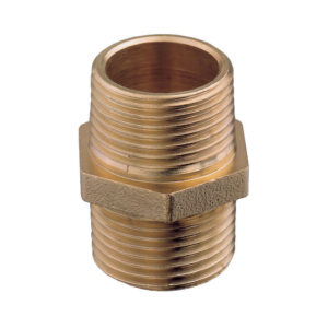 Guidi Brass Nipple M-M 1/2 in