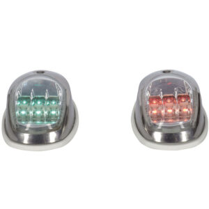 Talamex LED Navigationlights Stainless Steel Set (Starboard+Port)