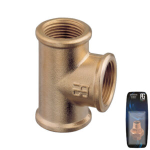 Guidi Brass Equal in T2 in F-F-F 1/8 in - Retail Pack