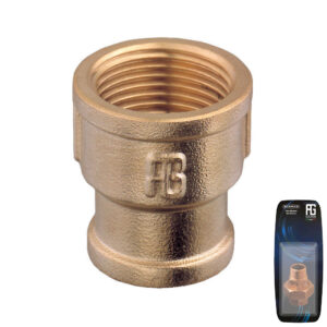 Guidi Brass Reducing Socket F-F 1 in 1/2 x 1 in 1/4 - Retail Pack