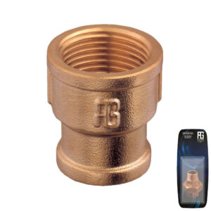 Guidi Bronze Reducing Socket F-F 1 in 1/4 x 1 in - Retail Pack