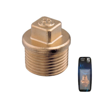Guidi Brass Plug M 3/8 in - Retail Pack