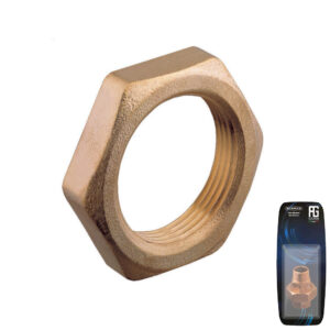 Guidi Brass Lock Nut 1/4 in - Retail Pack