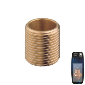 Guidi Brass Nipple 1 in 1/4 x 40 mm - Retail Pack