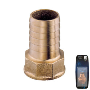 Guidi Brass Hose Connector F 3/4 in x 25 mm - Retail Pack
