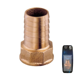 Guidi Bronze Hose Connector 1 in x 25 mm - Retail Pack