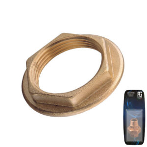 Guidi Brass Flanged Lock Nut Series 1 in - Retail Pack