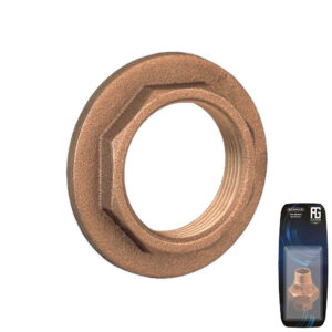Guidi Bronze Flanged Lock Nut 1 in 1/4 - Retail Packed