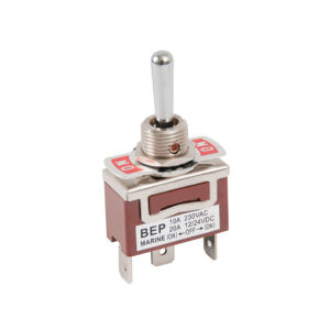 BEP Switch Toggle On-On Single Pole 12V 20A - Bulk Pack Qty 50