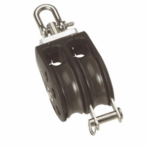 Barton Marine 35 mm Block - Double, Swivel & Becket