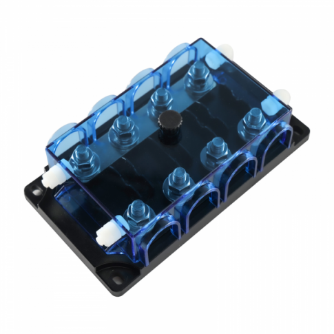 4-Way MEGA Fuse Holder with Protective Cover вЂ“ Supports 4 x MEGA Fuses